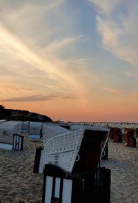 Den Sonnenuntergang an der Strandpromenade n&auml;he der Ferienwohnung Villa Gudrun App. 567 an der Strandpromenade in Binz genie&szlig;en